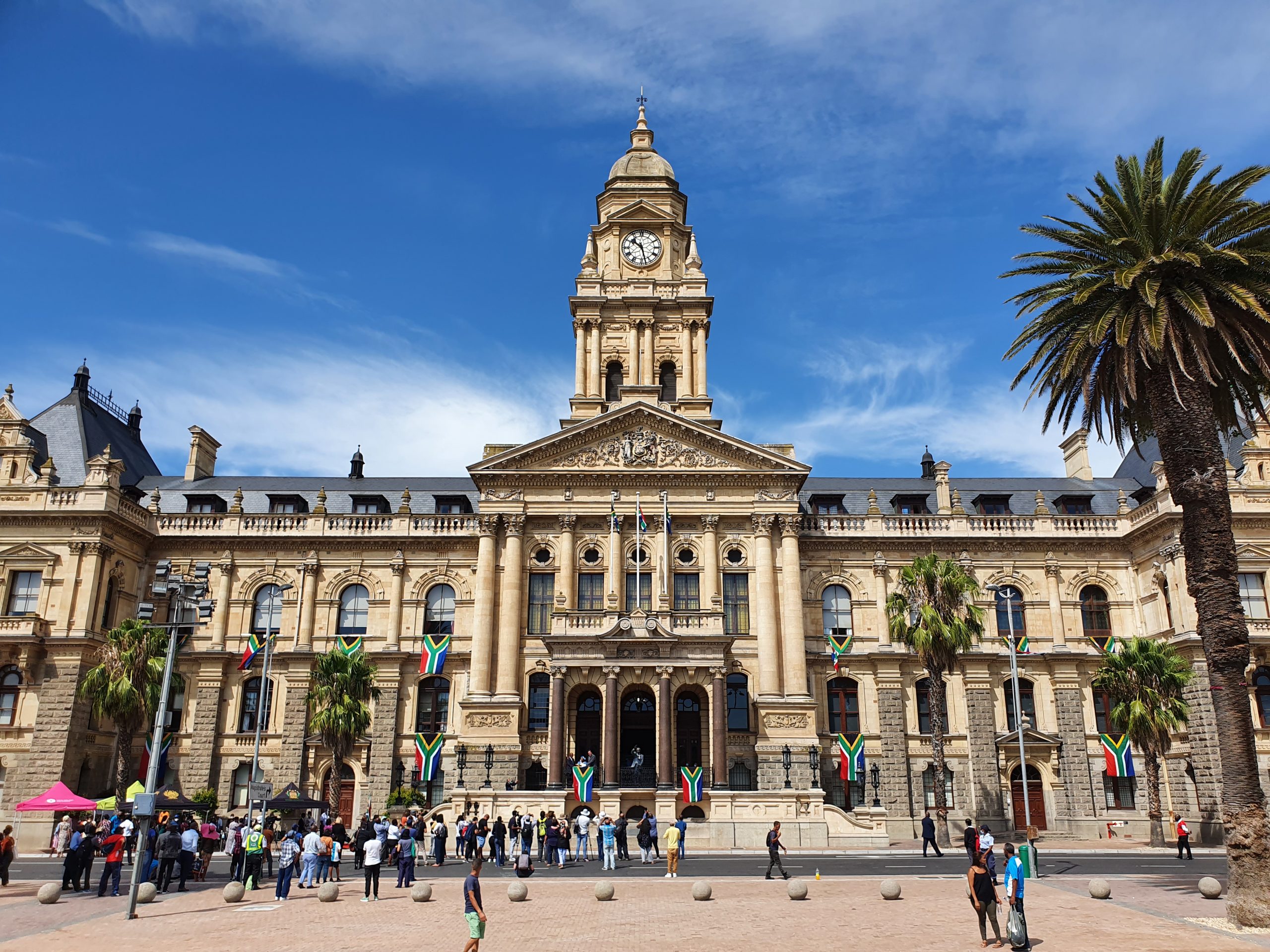 City Hall – civic centre to temp Parliament